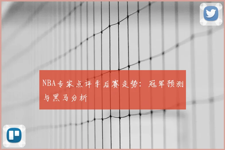 NBA专家点评季后赛走势：冠军预测与黑马分析
